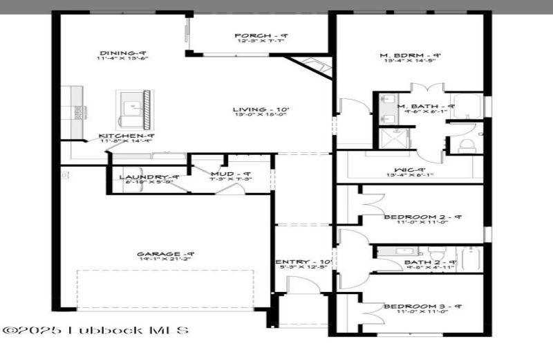 7018 25th Street, Lubbock, TX 79407, 3 Habitaciones Habitaciones , ,2 BañosBaños,Residential,En Venta,7018 25th Street,202556575