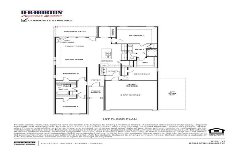 112 Wakefield Road, Fate, TX 75189, 4 Bedrooms Bedrooms, ,2 BathroomsBathrooms,Residential,For Sale,112 Wakefield Road,20979319