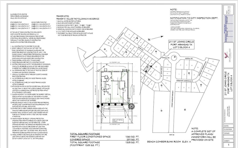 211 St John Circle, Port Aransas, TX 78373, 3 Bedrooms Bedrooms, ,2 BathroomsBathrooms,Residential,For Sale,211 St John Circle,451760