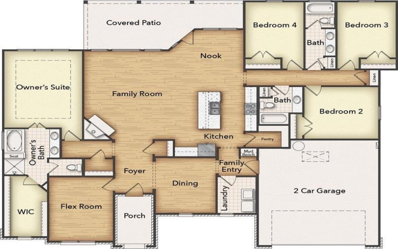 2325 Quartz Street, Krum, TX 76249, 4 Bedrooms Bedrooms, ,3 BathroomsBathrooms,Residential,For Sale,2325 Quartz Street,20978748