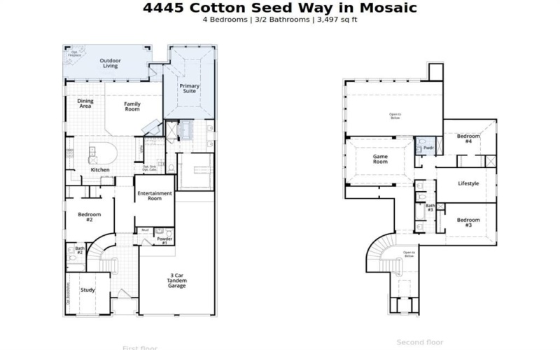 4445 Cotton Seed Way, Celina, TX 75078, 4 Habitaciones Habitaciones , ,3 BañosBaños,Residential,En Venta,4445 Cotton Seed Way,20979042