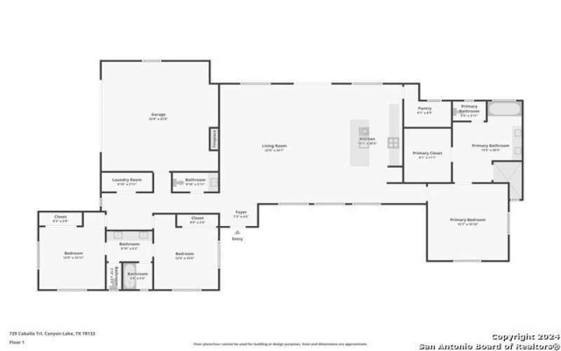 729 CABALLO TRL, Canyon Lake, TX 78133, 3 Bedrooms Bedrooms, ,2 BathroomsBathrooms,Residential,For Sale,729 CABALLO TRL,1880076