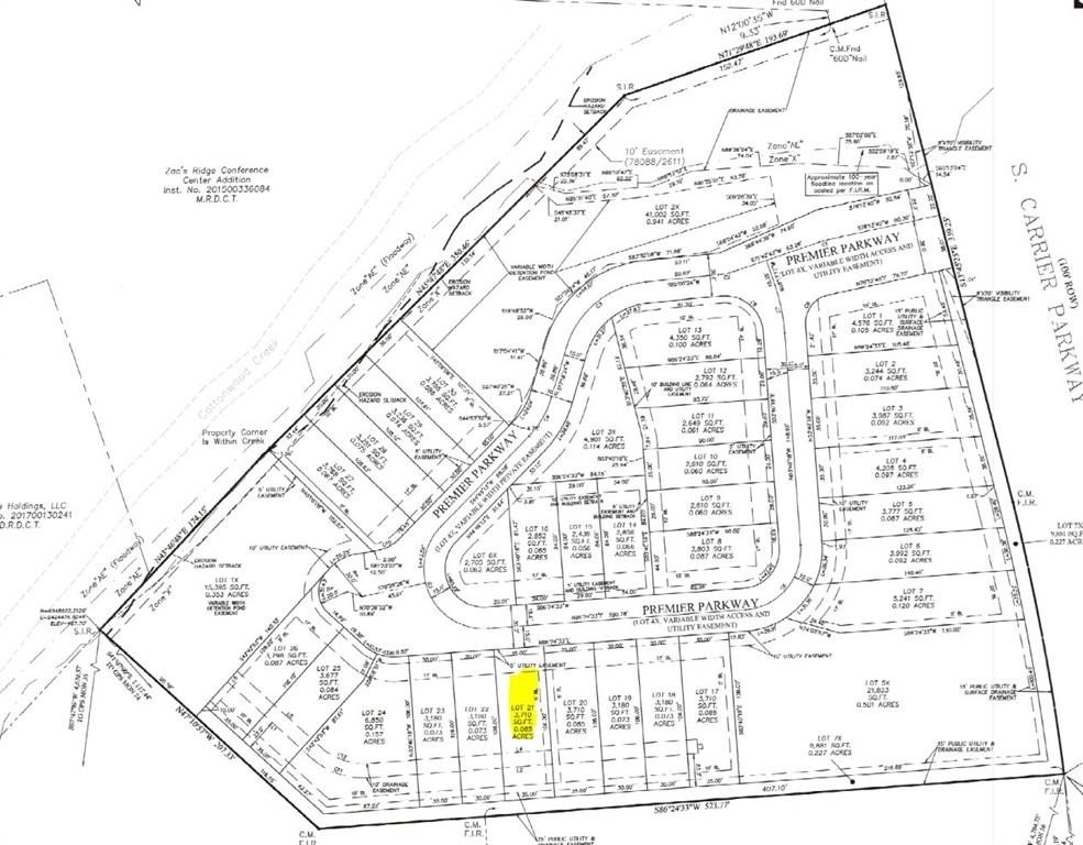 832 Premier Parkway, Grand Prairie, TX 75051, ,Tierra,En Venta,832 Premier Parkway,20980683