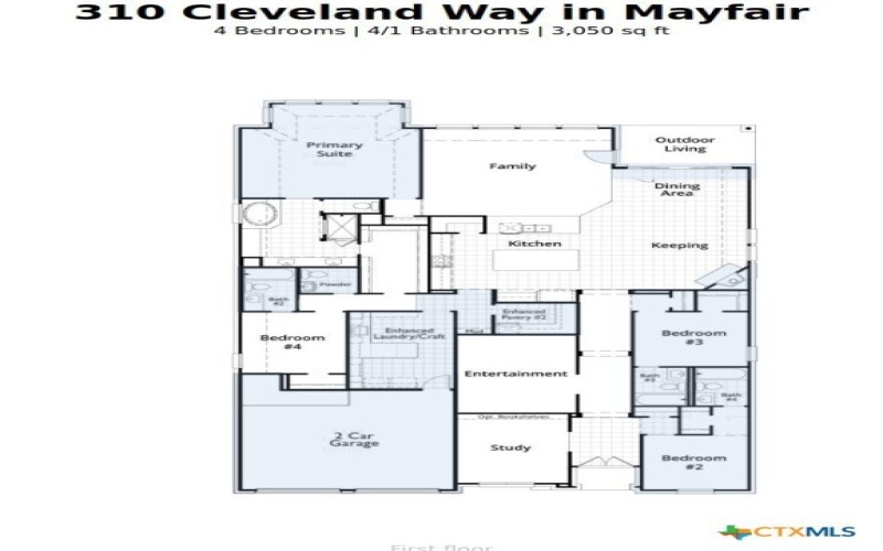 310 Cleveland Way, New Braunfels, TX 78130, 4 Bedrooms Bedrooms, ,5 BathroomsBathrooms,Residential,For Sale,310 Cleveland Way,581878