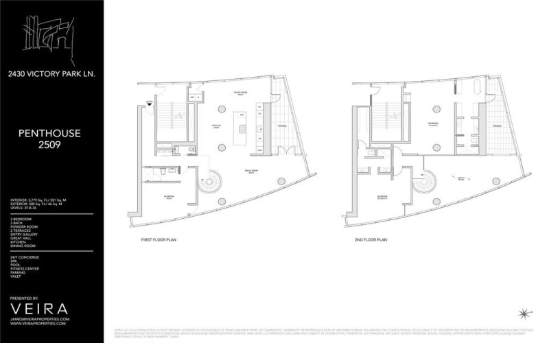 2430 Victory Park Lane #2509, Dallas, TX 75219, 3 Habitaciones Habitaciones , ,2 BañosBaños,Residential,En Venta,2430 Victory Park Lane,20989484