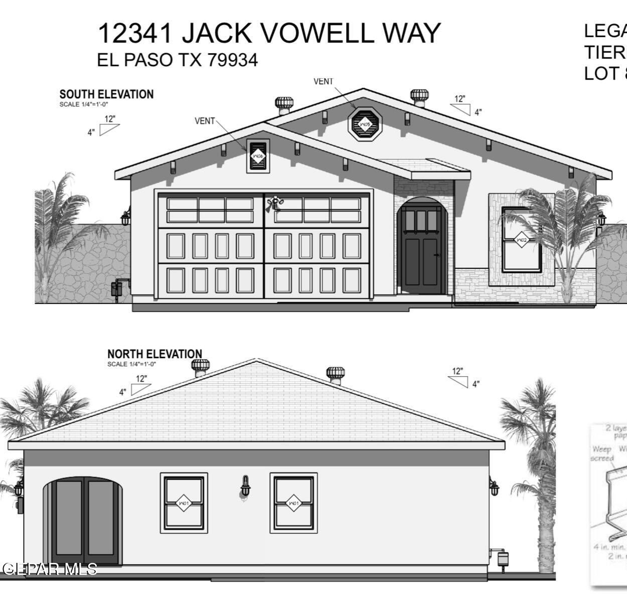 12341 Jack Vowell Way, El Paso, TX 79934, 4 Habitaciones Habitaciones , ,2 BañosBaños,Residential,En Venta,12341 Jack Vowell Way,925929