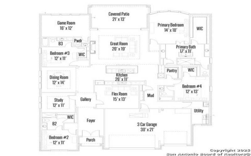 1611 Yardzen Lane, San Antonio, TX 78260, 4 Bedrooms Bedrooms, ,5 BathroomsBathrooms,Residential,For Sale,1611 Yardzen Lane,1881752