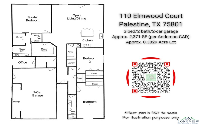 110 Elmwood Court, Palestine, TX 75801, 3 Habitaciones Habitaciones , ,2 BañosBaños,Residential,En Venta,110 Elmwood Court,20254716