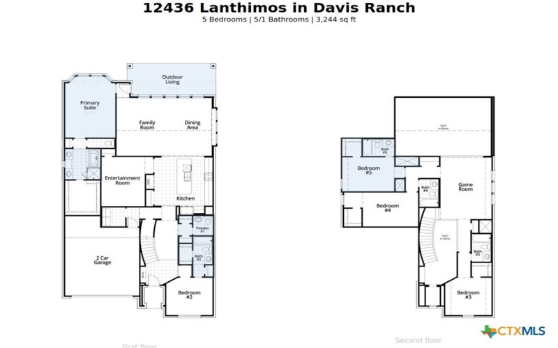 12436 Lanthimos, San Antonio, TX 78254, 5 Bedrooms Bedrooms, ,6 BathroomsBathrooms,Residential,For Sale,12436 Lanthimos,585895