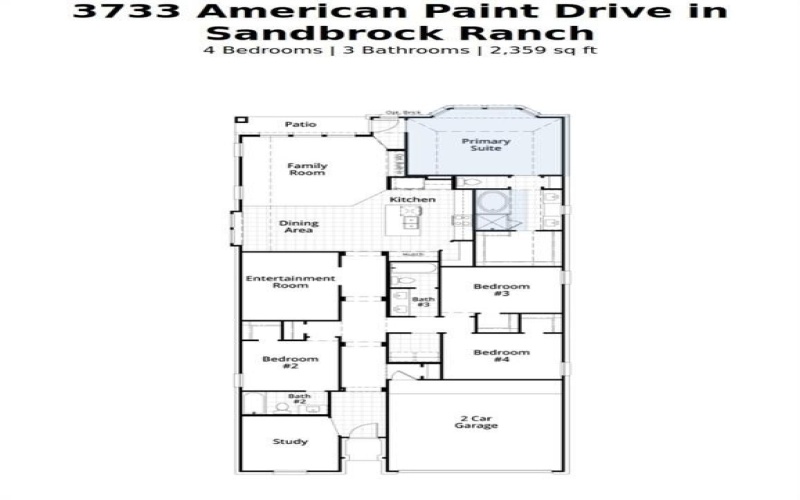 3733 American Paint Drive, Aubrey, TX 76227, 4 Bedrooms Bedrooms, ,3 BathroomsBathrooms,Residential,For Sale,3733 American Paint Drive,20993619