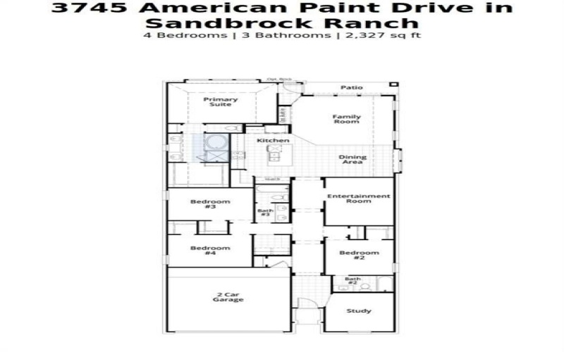 3745 American Paint Drive, Aubrey, TX 76227, 4 Bedrooms Bedrooms, ,3 BathroomsBathrooms,Residential,For Sale,3745 American Paint Drive,20993625