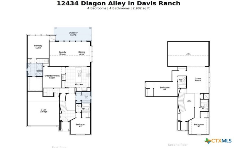 12434 Diagon Alley, San Antonio, TX 78254, 4 Bedrooms Bedrooms, ,5 BathroomsBathrooms,Residential,For Sale,12434 Diagon Alley,585972