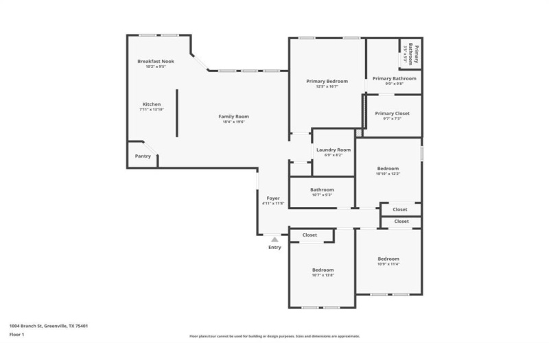 1004 Branch Street, Greenville, TX 75401, 4 Habitaciones Habitaciones , ,2 BañosBaños,Residential,En Venta,1004 Branch Street,20992835