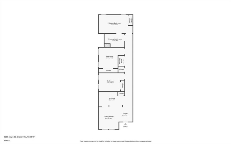 3206 Sayle Street #102, Greenville, TX 75401, 3 Habitaciones Habitaciones , ,1 BañoBaños,Residential,En Venta,3206 Sayle Street,20993580