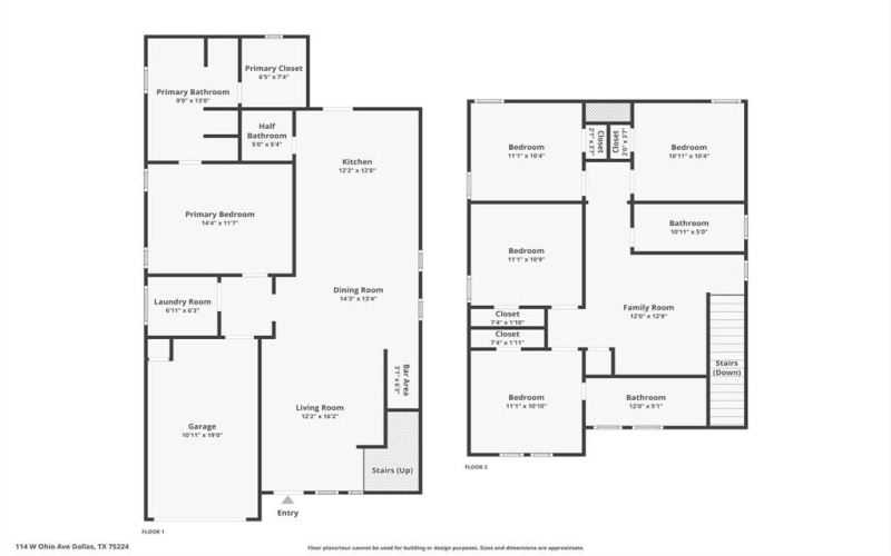 114 W Ohio Avenue, Dallas, TX 75224, 5 Habitaciones Habitaciones , ,3 BañosBaños,Residential,En Venta,114 W Ohio Avenue,20993774