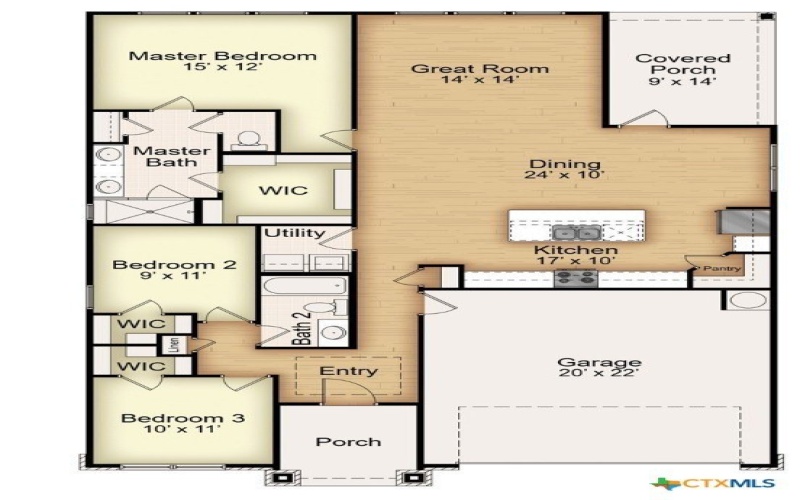 8124 Pineridge Way, Temple, TX 76502, 3 Bedrooms Bedrooms, ,2 BathroomsBathrooms,Residential,For Sale,8124 Pineridge Way,585980