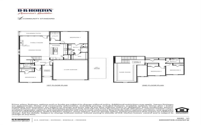128 Wakefield Road, Fate, TX 75189, 4 Bedrooms Bedrooms, ,3 BathroomsBathrooms,Residential,For Sale,128 Wakefield Road,20999939