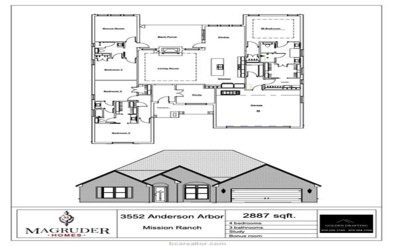3552 Anderson Arbor Court, College Station, TX 77845, 4 Habitaciones Habitaciones , ,3 BañosBaños,Residential,En Venta,3552 Anderson Arbor Court,25008134