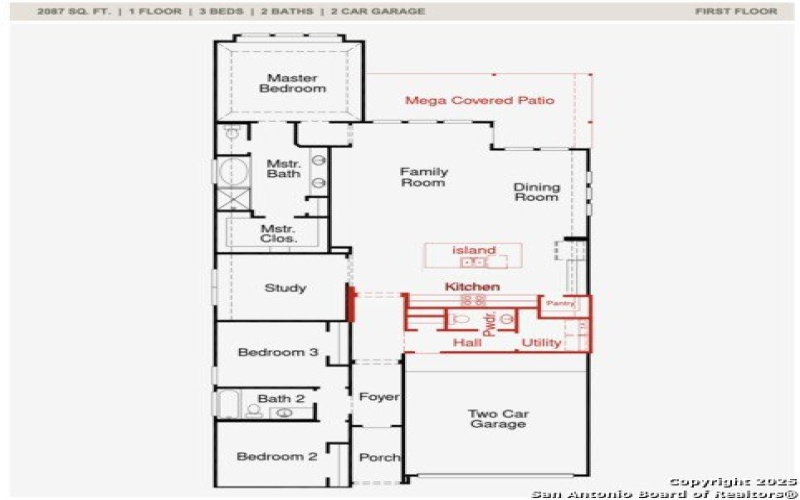 2503 Tortuga Verde, San Antonio, TX 78245, 3 Bedrooms Bedrooms, ,2 BathroomsBathrooms,Residential,For Sale,2503 Tortuga Verde,0,1886315
