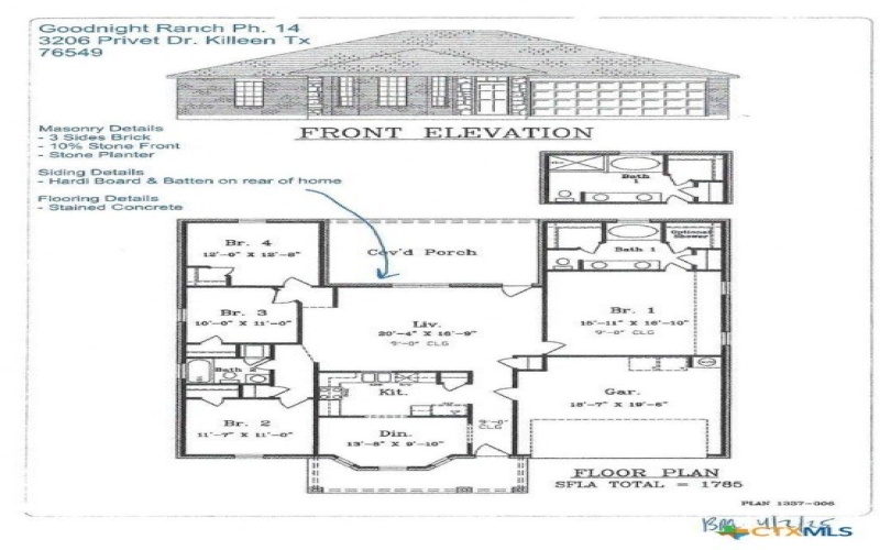 3206 Privet Drive, Killeen, TX 76549, 4 Bedrooms Bedrooms, ,2 BathroomsBathrooms,Residential,For Sale,3206 Privet Drive,0,587364