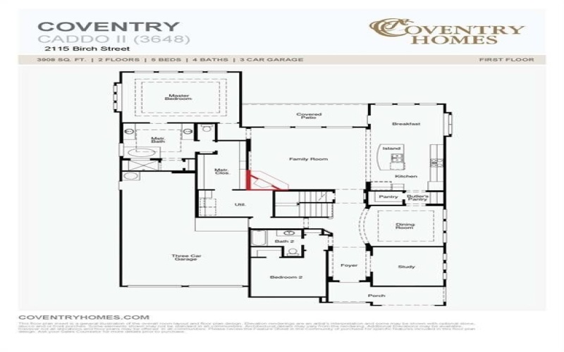 2115 Birch Street, Mansfield, TX 76063, 5 Bedrooms Bedrooms, ,5 BathroomsBathrooms,Residential,For Sale,2115 Birch Street,21011708