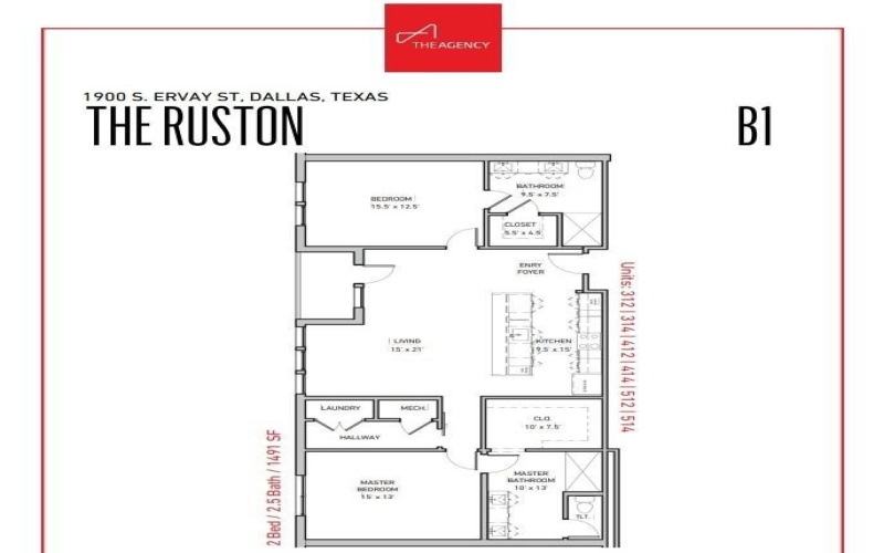 1900 S Ervay Street #312, Dallas, TX 75215, 2 Bedrooms Bedrooms, ,2 BathroomsBathrooms,Residential,For Sale,1900 S Ervay Street,0,21013549