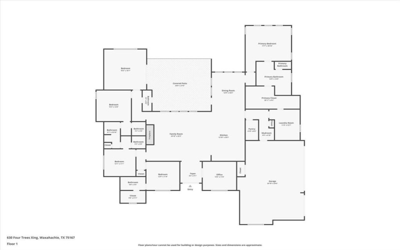 630 Four Trees Crossing, Waxahachie, TX 75167, 4 Bedrooms Bedrooms, ,3 BathroomsBathrooms,Residential,For Sale,630 Four Trees Crossing,21011804