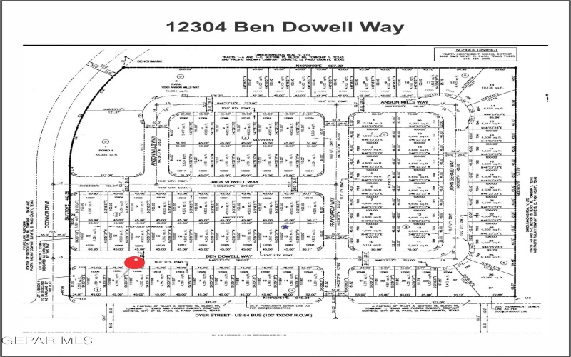 12304 Ben Dowell Way, El Paso, TX 79934, 3 Habitaciones Habitaciones , ,1 BañoBaños,Residential,En Venta,12304 Ben Dowell Way,909347