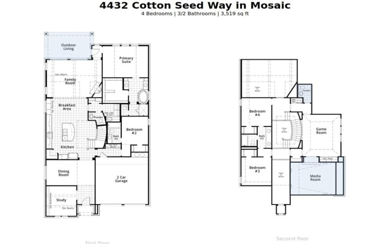 4432 Cotton Seed Way, Celina, TX 75078, 4 Habitaciones Habitaciones , ,3 BañosBaños,Residential,En Venta,4432 Cotton Seed Way,21013850