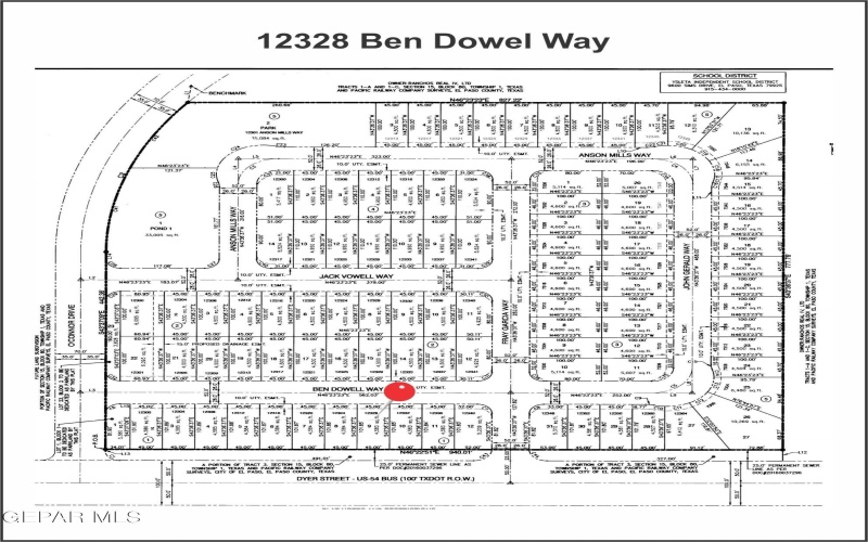 12328 Ben Dowell Way, El Paso, TX 79934, 3 Habitaciones Habitaciones , ,Residential,En Venta,12328 Ben Dowell Way,909403