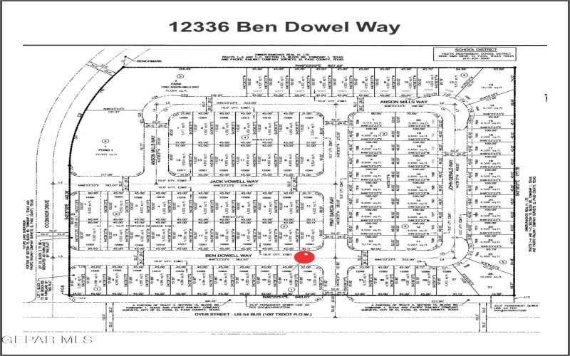 12336 Ben Dowell Way, El Paso, TX 79934, 3 Habitaciones Habitaciones , ,Residential,En Venta,12336 Ben Dowell Way,909404