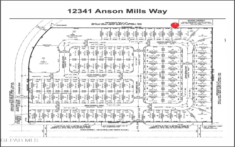 12341 Anson Mills Way, El Paso, TX 79934, 3 Bedrooms Bedrooms, ,Residential,For Sale,12341 Anson Mills Way,909405