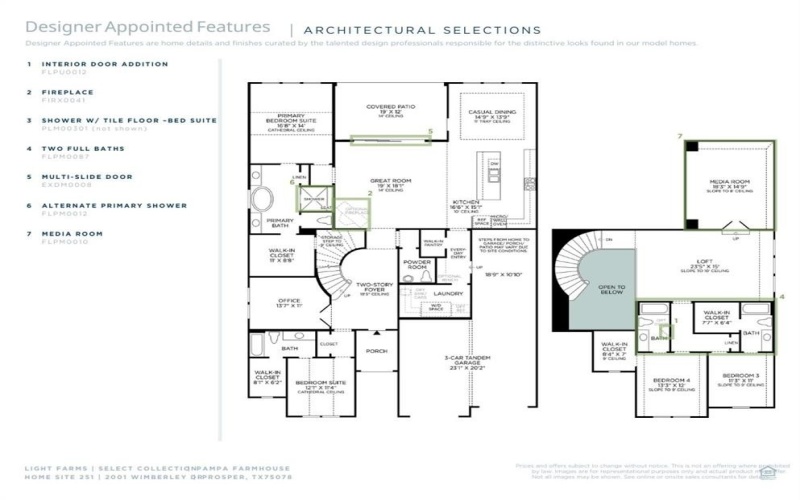 2001 Wimberley Drive, Prosper, TX 75078, 4 Habitaciones Habitaciones , ,5 BañosBaños,Residential,En Venta,2001 Wimberley Drive,0,21016254