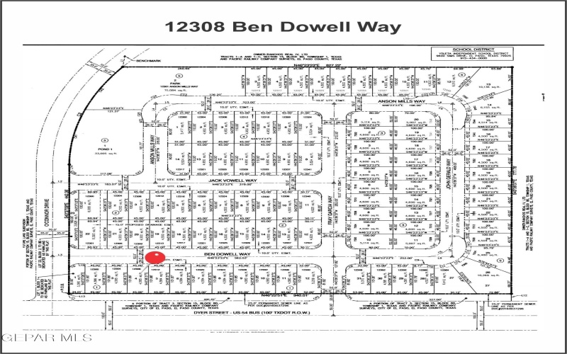 12308 Ben Dowell Way, El Paso, TX 79934, 3 Habitaciones Habitaciones , ,2 BañosBaños,Residential,En Venta,12308 Ben Dowell Way,910540
