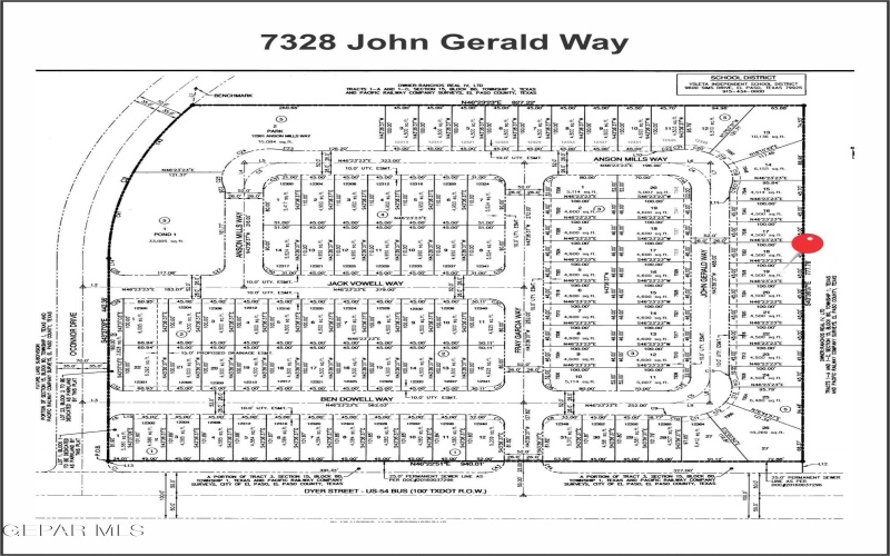 7328 John Gerald Way, El Paso, TX 79934, 4 Habitaciones Habitaciones , ,1 BañoBaños,Residential,En Venta,7328 John Gerald Way,910543