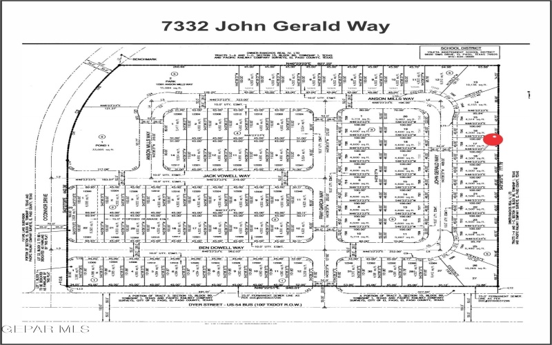 7332 John Gerald Way, El Paso, TX 79934, 3 Habitaciones Habitaciones , ,1 BañoBaños,Residential,En Venta,7332 John Gerald Way,910544