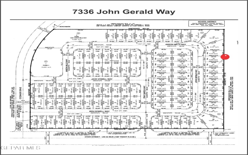 7336 John Gerald Way, El Paso, TX 79934, 3 Habitaciones Habitaciones , ,2 BañosBaños,Residential,En Venta,7336 John Gerald Way,910545