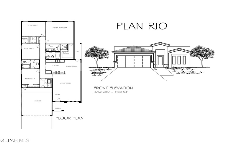 1368 Indigo Sky Street, El Paso, TX 79928, 4 Bedrooms Bedrooms, ,1 BathroomBathrooms,Residential,For Sale,1368 Indigo Sky Street,0,927465