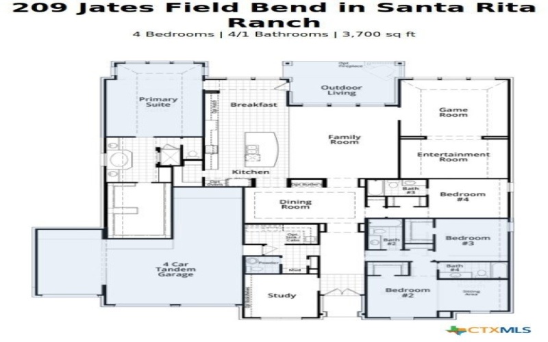 209 Jates Field Bend, Liberty Hill, TX 78642, 4 Habitaciones Habitaciones , ,5 BañosBaños,Residential,En Venta,209 Jates Field Bend,0,573368