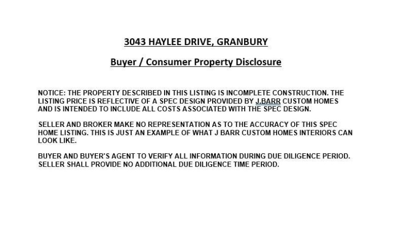 3043 Haylee Drive, Granbury, TX 76048, 3 Habitaciones Habitaciones , ,5 BañosBaños,Residential,En Venta,3043 Haylee Drive,21012712