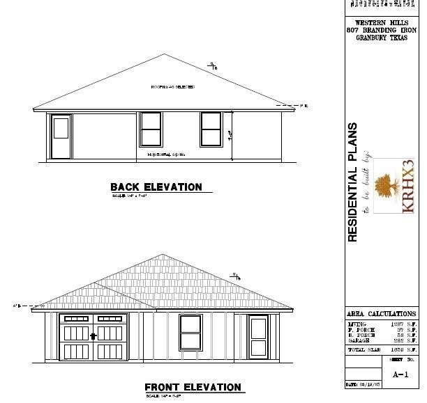 807 Branding Iron Trail, Granbury, TX 76049, 3 Bedrooms Bedrooms, ,2 BathroomsBathrooms,Residential,For Sale,807 Branding Iron Trail,20974667