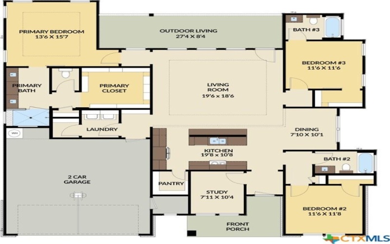 321 Whitetail Lane, Victoria, TX 77905, 3 Habitaciones Habitaciones , ,3 BañosBaños,Residential,En Venta,321 Whitetail Lane,0,588693