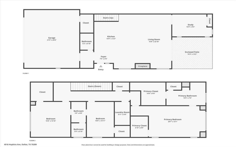 4516 Hopkins Avenue, Dallas, TX 75209, 3 Habitaciones Habitaciones , ,2 BañosBaños,Residential,En Venta,4516 Hopkins Avenue,0,21025499
