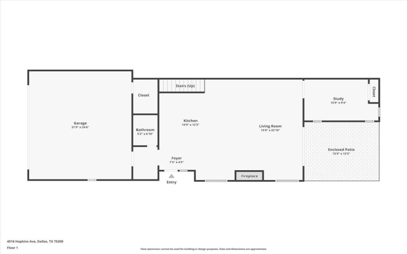 4516 Hopkins Avenue, Dallas, TX 75209, 3 Habitaciones Habitaciones , ,2 BañosBaños,Residential,En Venta,4516 Hopkins Avenue,0,21025499