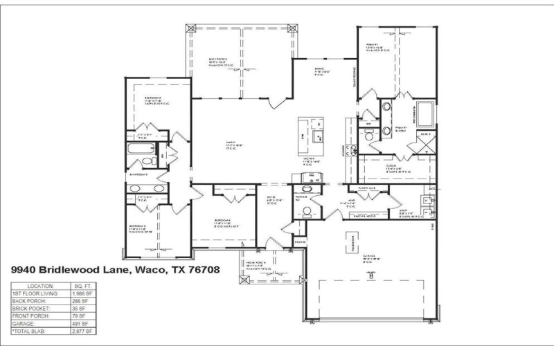9940 Bridlewood Lane, Waco, TX 76708, 4 Habitaciones Habitaciones , ,2 BañosBaños,Residential,En Venta,9940 Bridlewood Lane,0,20975510