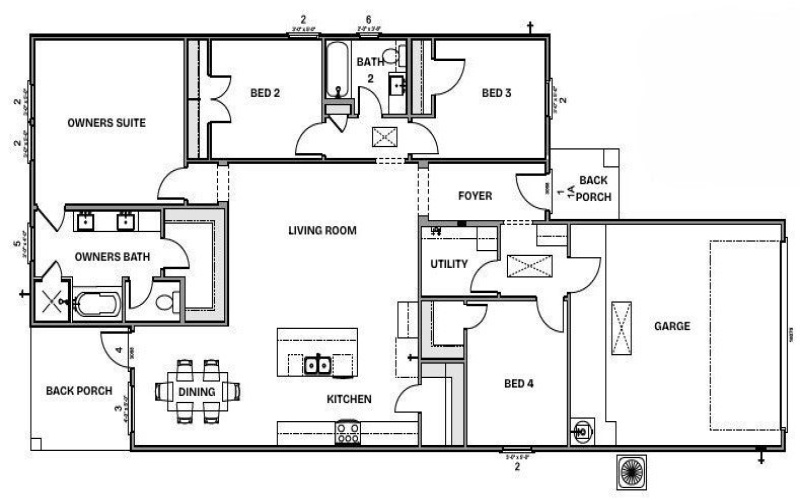 1937 Topwater, Aransas Pass, TX 78336, 4 Bedrooms Bedrooms, ,2 BathroomsBathrooms,Residential,For Sale,1937 Topwater,0,463205