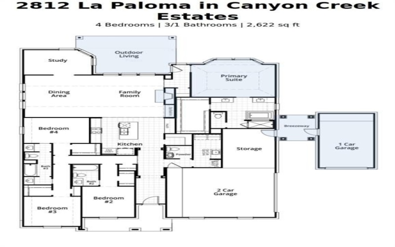 2812 La Paloma, Sherman, TX 75092, 4 Bedrooms Bedrooms, ,3 BathroomsBathrooms,Residential,For Sale,2812 La Paloma,0,21028245