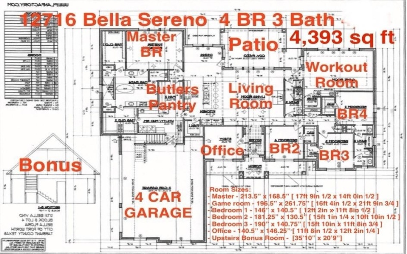 12716 Bella Sereno Court, Fort Worth, TX 76126, 4 Bedrooms Bedrooms, ,3 BathroomsBathrooms,Residential,For Sale,12716 Bella Sereno Court,0,21029780
