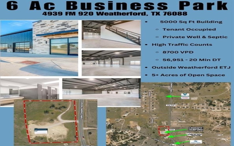 4939b FM 920, Weatherford, TX 76088, ,Commercial Sale,En Venta,4939b FM 920,0,21031442