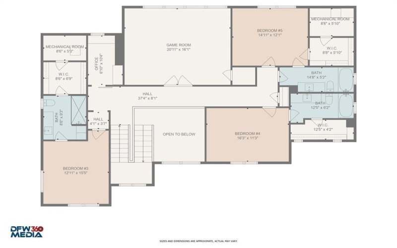 4666 College Park Drive, Dallas, TX 75229, 5 Bedrooms Bedrooms, ,6 BathroomsBathrooms,Residential,For Sale,4666 College Park Drive,0,21029154
